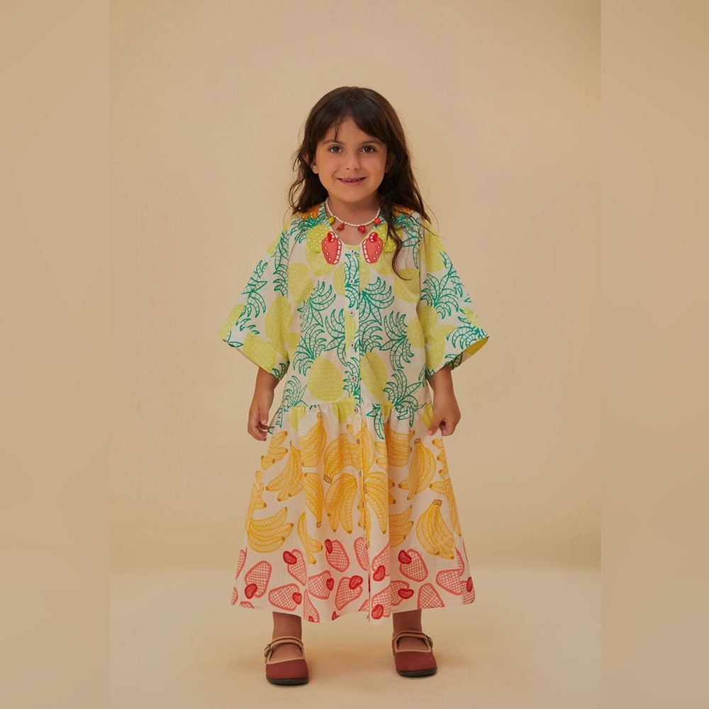 FARM Rio Kids Tropical Fruits Dress